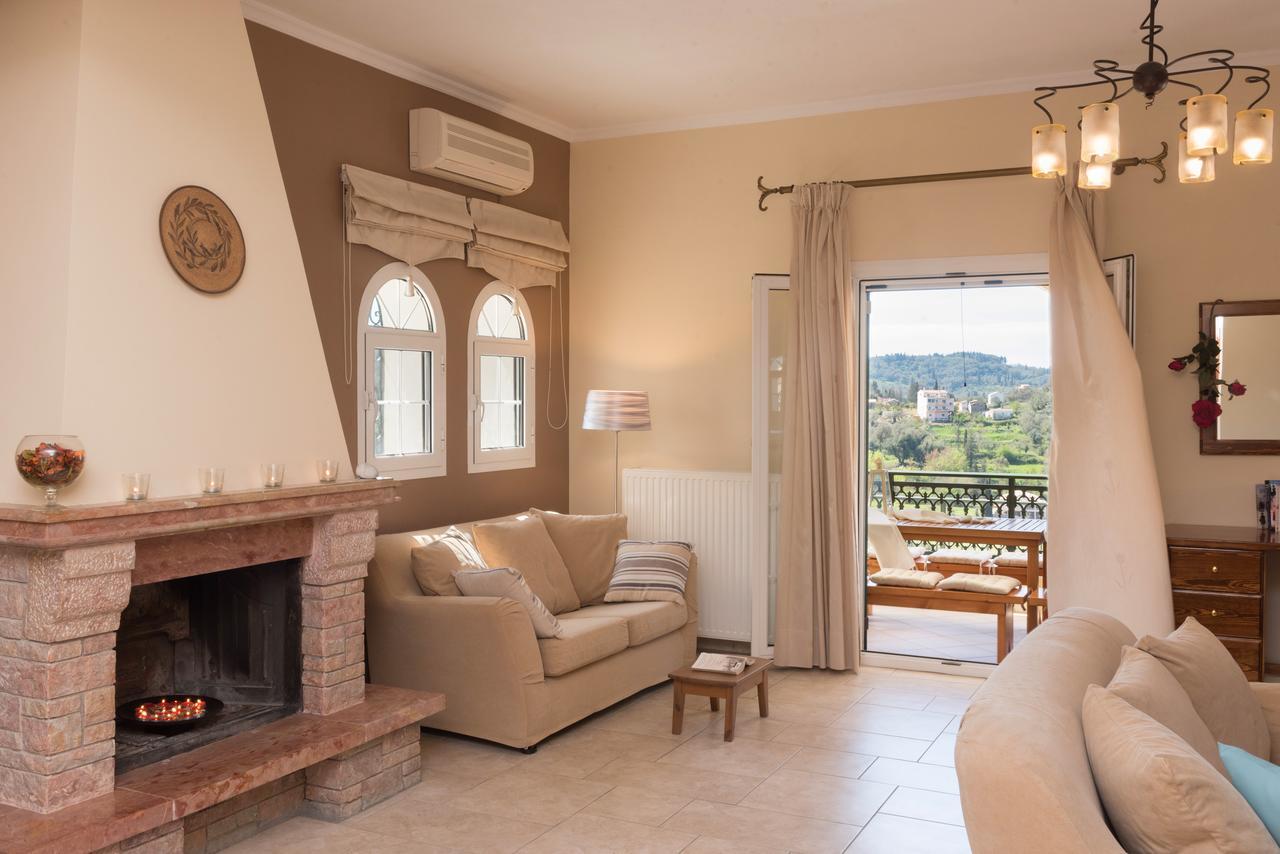 Corfu Villa Kokkini With Swimming Pool Kokkínion Екстериор снимка