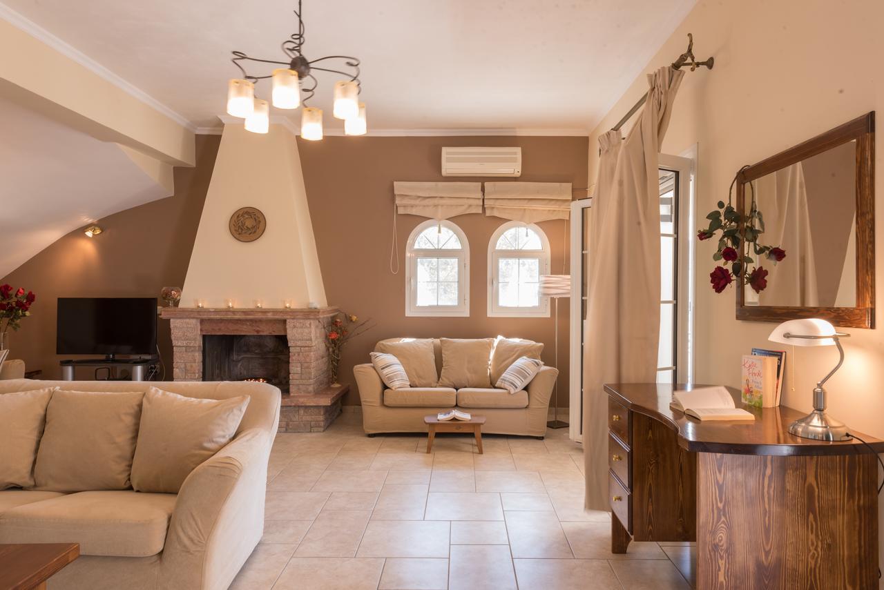 Corfu Villa Kokkini With Swimming Pool Kokkínion Екстериор снимка