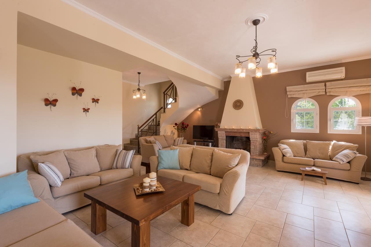 Corfu Villa Kokkini With Swimming Pool Kokkínion Екстериор снимка